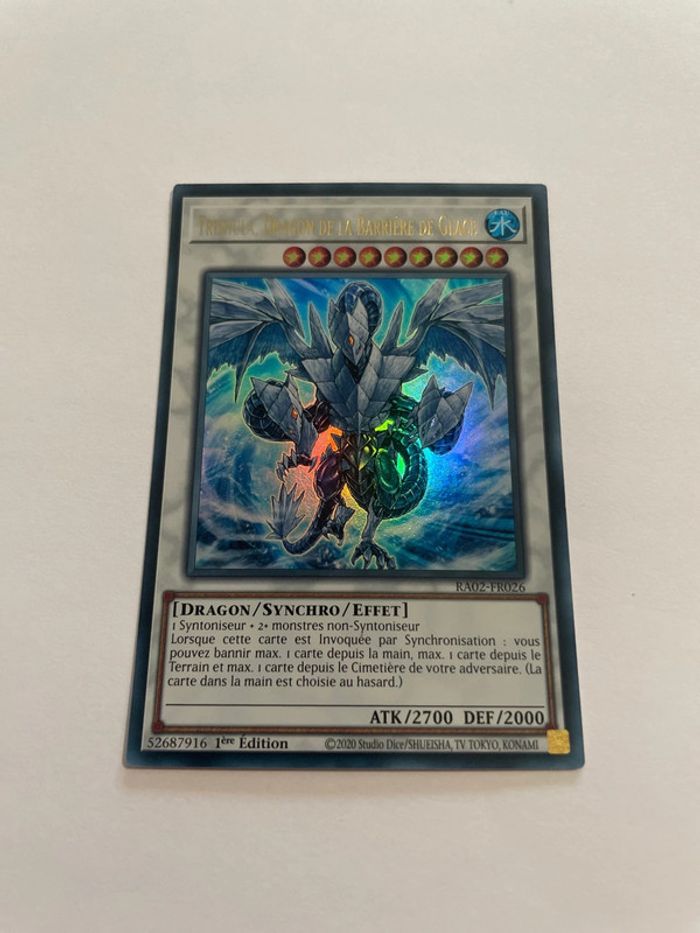 Yu-Gi-Oh! Trishula, Dragon de la Barrière de Glace : UR RA02-FR026