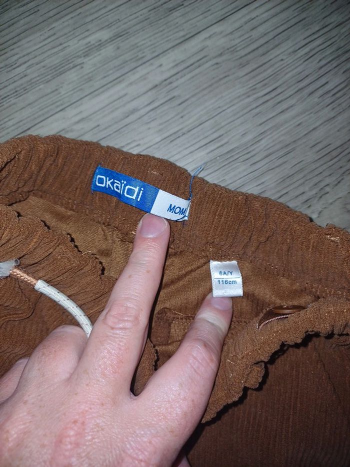 Pantalon marron 6 ans - photo numéro 2