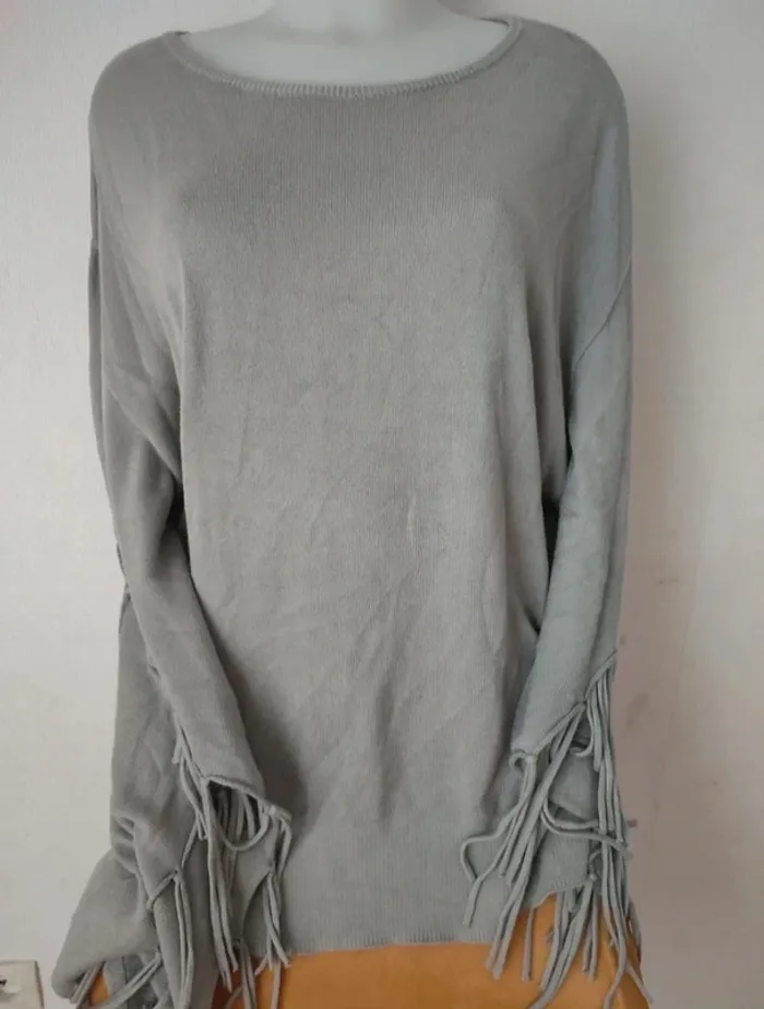 Tom Tailor Pancho à franges  taille L