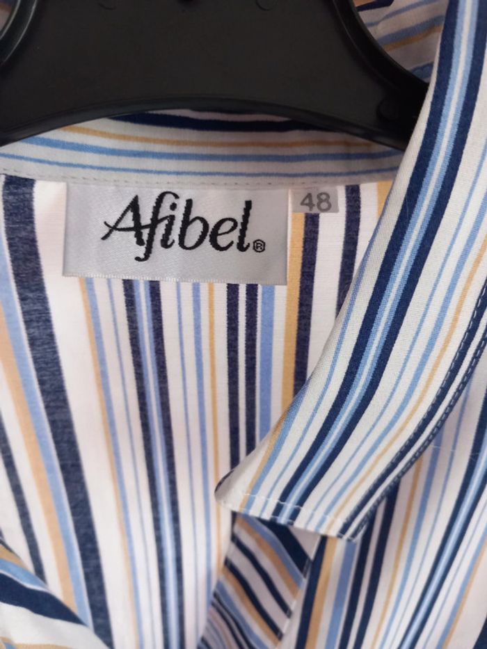 Chemise à rayure femme taille 48 - photo numéro 5