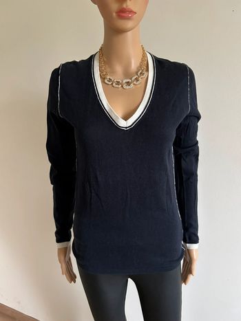 Pull bleu marine Tommy Hilfiger taille XS TBE