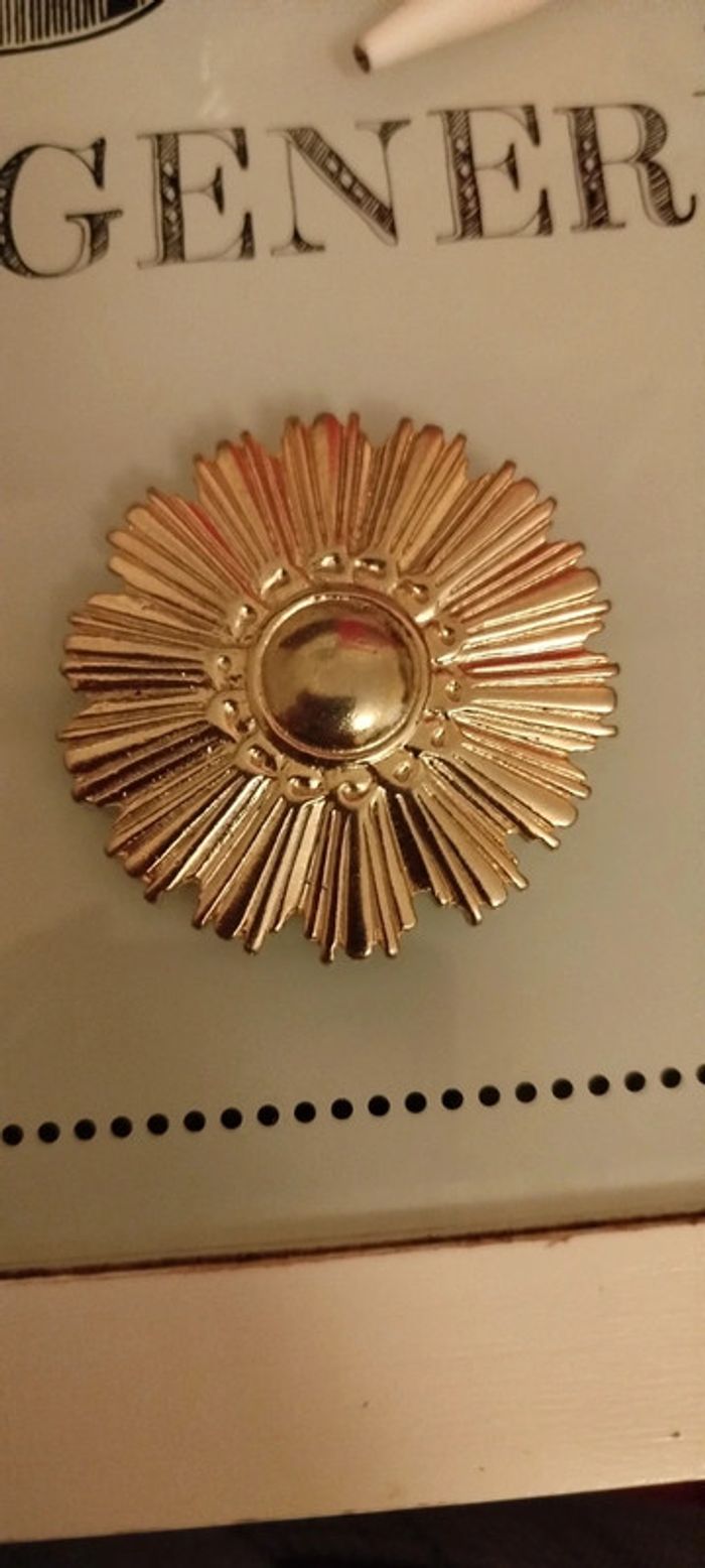 Pendentif et broche indien et soleil - photo numéro 2