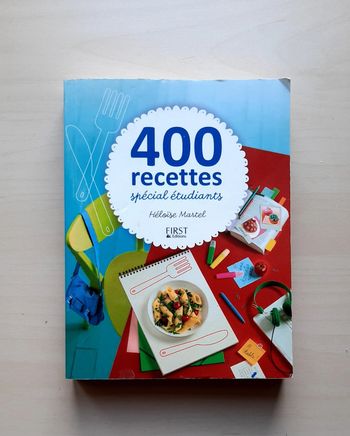 Livre 400 recettes spécial étudiants