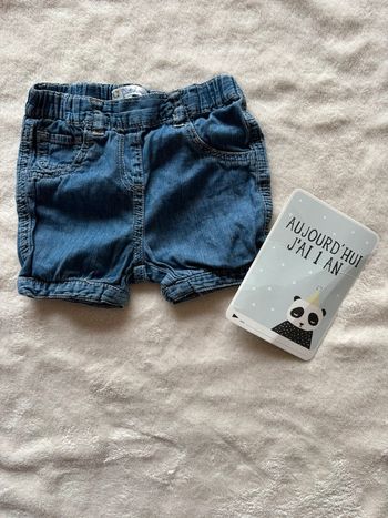 Short jean 12 mois