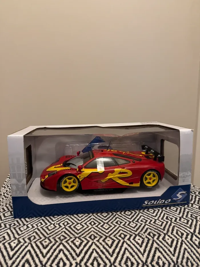 Solido - Véhicule de collection - McLaren F1 GTR 1996 Short Tail 1/18e- 14 ans et +