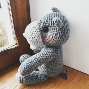 Amigurumi Hippopotame Fait main