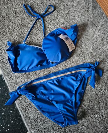 Maillot bais 2 pièces bleu Tissaia taille 46