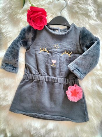 🖤 Robe toute douce - 12 mois - Gémo - Neuve 🖤