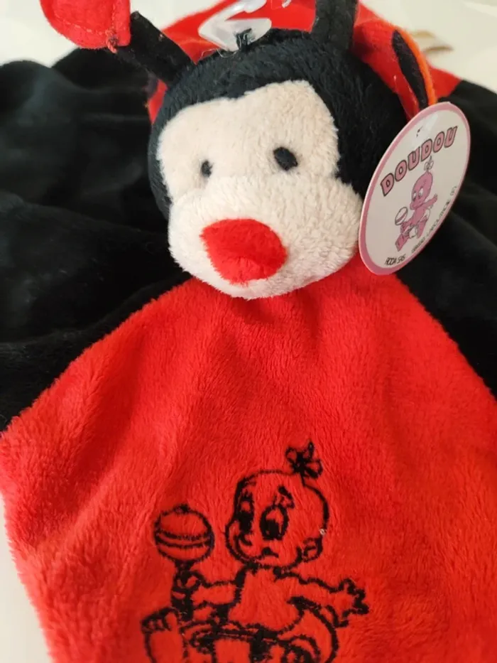 Doudou plat coccinelle rodadou - photo numéro 3