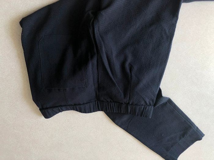 Pantalon fluide bleu marine H&M Taille 44 - photo numéro 4