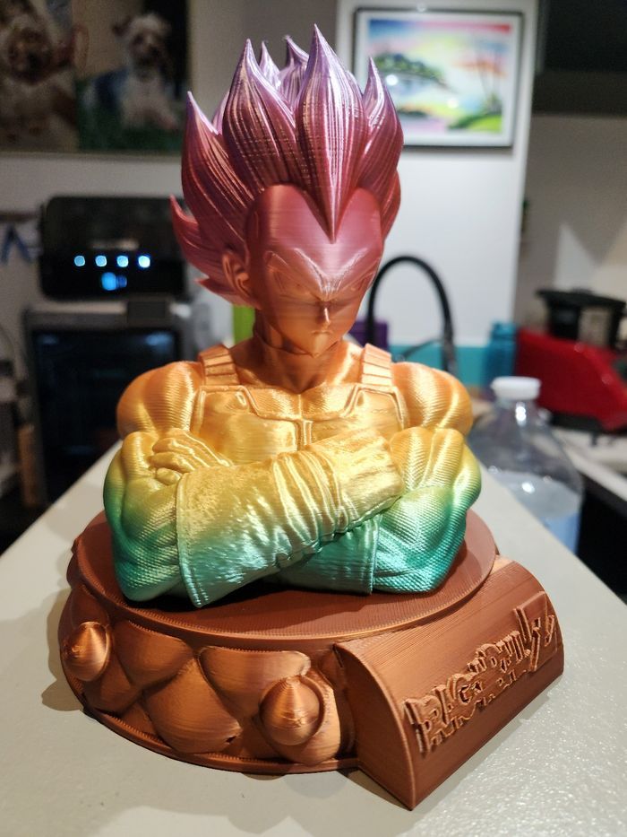 Vegeta Buste Dragon Ball Z Figurines Personnage Décoration - photo numéro 3