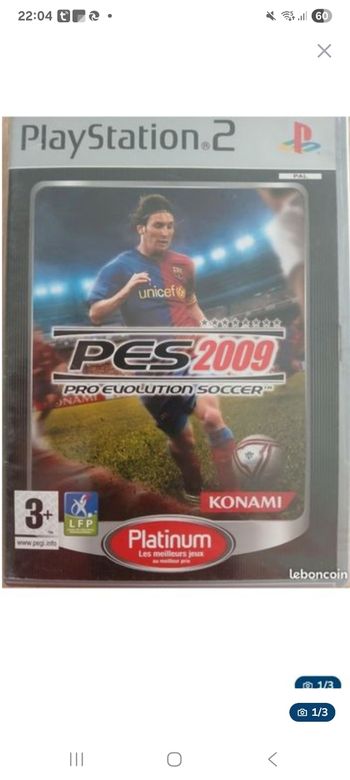 Pes 2009 PlayStation 2