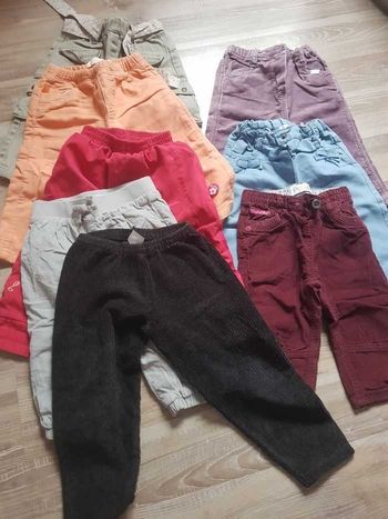 Lot de8 pantalons 12 mois