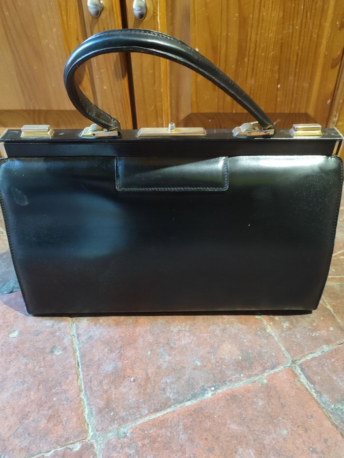 Sac a main cuir noir - photo numéro 5