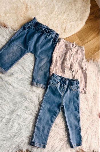 3 pantalons bébé fille 