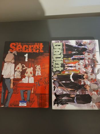 Manga Secret tome 1 et Doubt tome 4