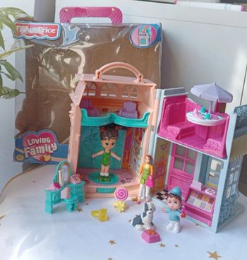 Maison house poignée Fisher family danseuse ballerine dance Candy shop poupée doll