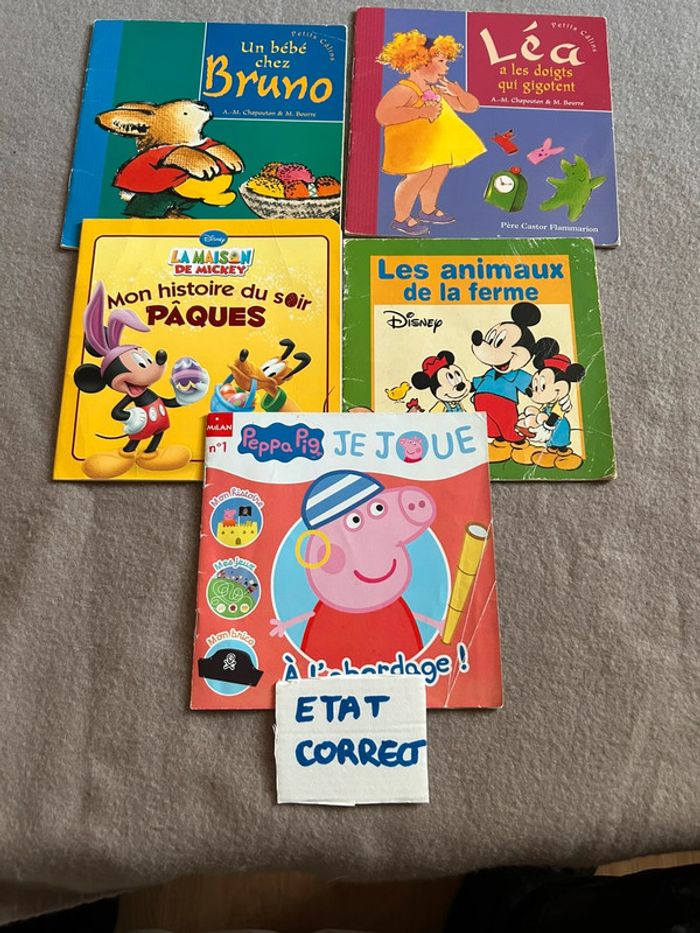 Lot de 5 livres