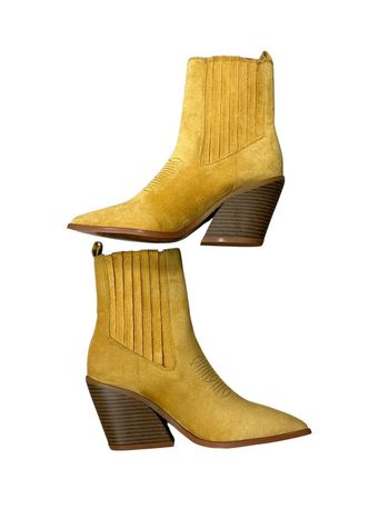 Santiags coupées jaune