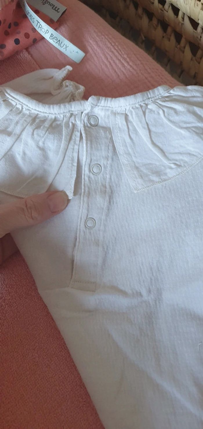 Tee-shirt Kiabi col pierrot taille 18 mois - photo numéro 5