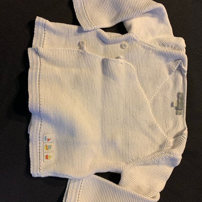 Gilet blanc 12 mois Mon Premier major