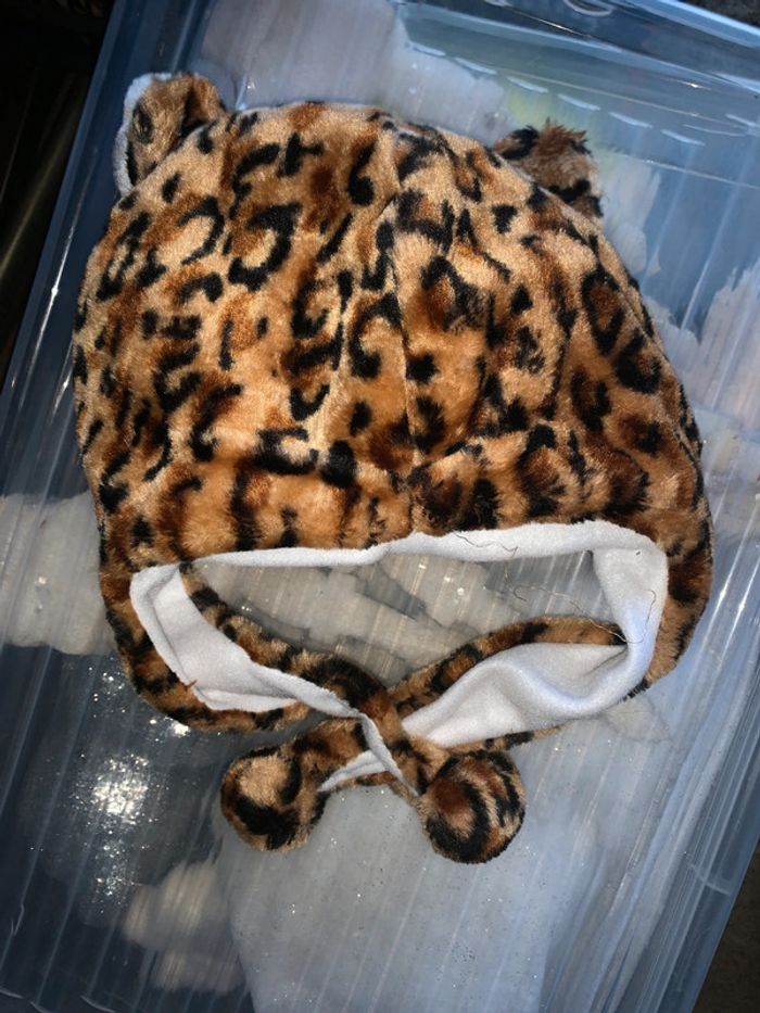 Bonnet enfant animal guépard - photo numéro 2