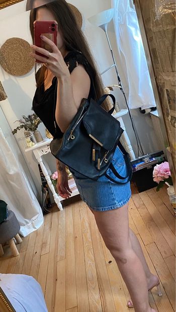 Petit sac à dos simili cuir