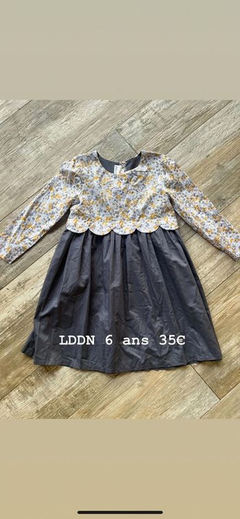 Robe  créatrice 6 ans