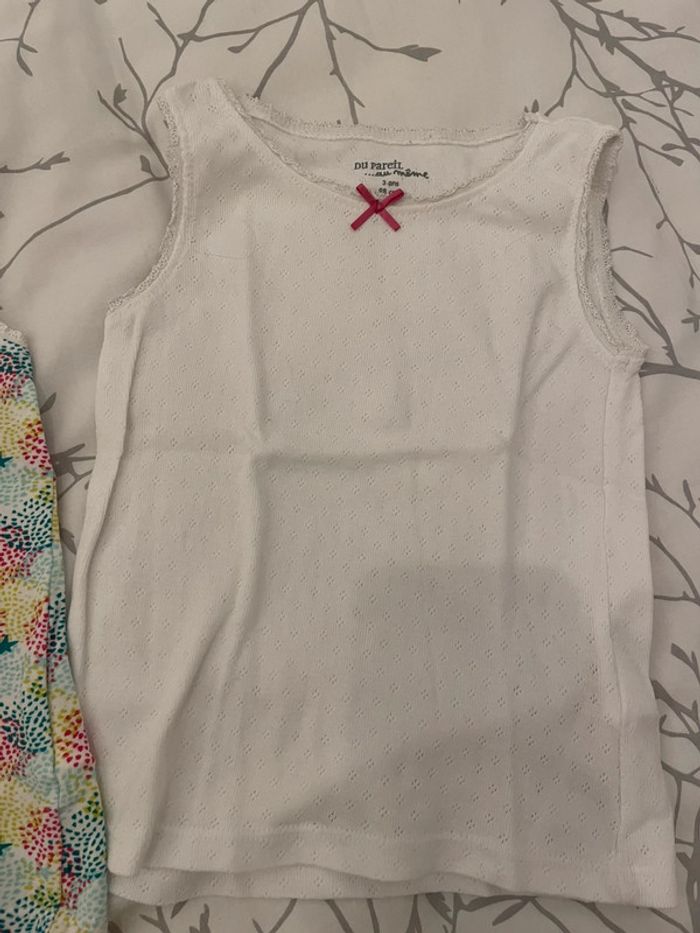 Lot de 2 maillots de corps en 3 ans - photo numéro 4