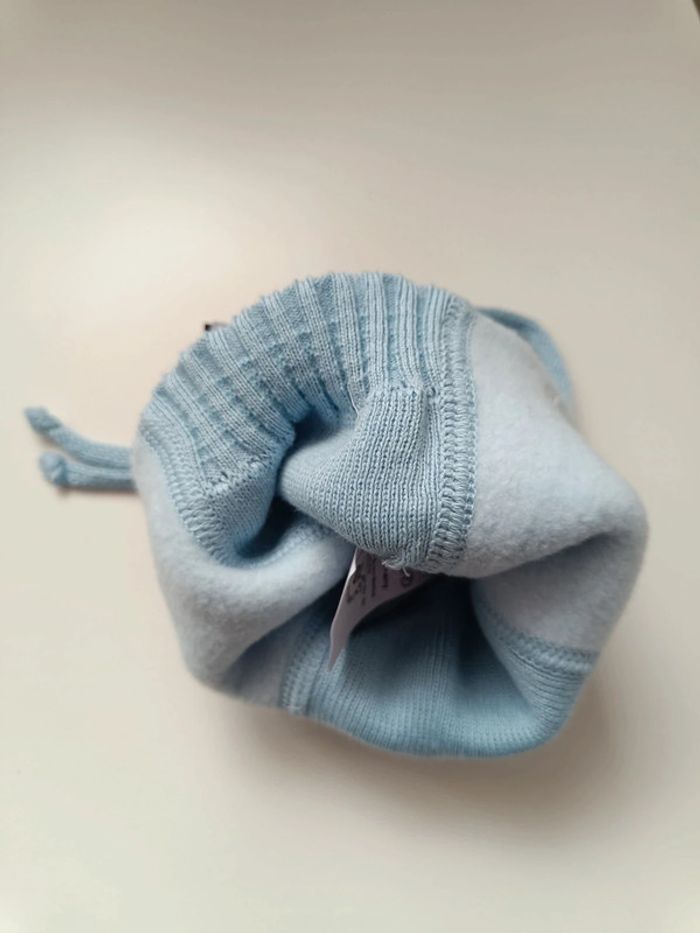 Bonnet bleu bébé 35cm - photo numéro 3