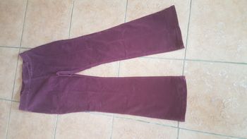 Pantalon jambes larges femme 42 prune Kiabi Wooman