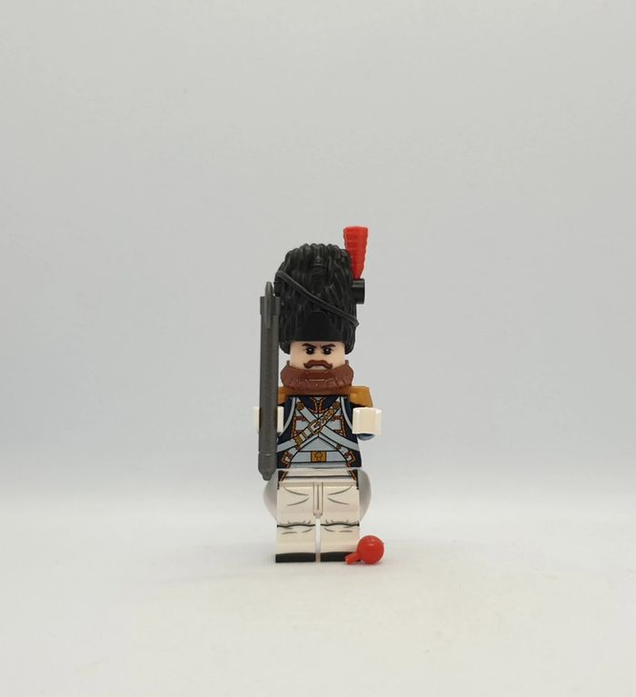 💂 Figurine Guerres Napoléoniennes - Sapeur Français - (Style Lego) 💂 - photo numéro 5
