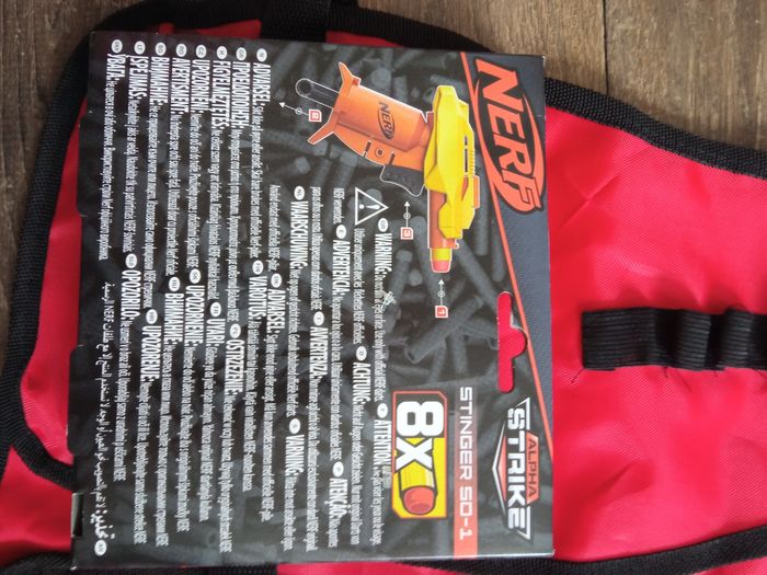 Pistolet Nerf avec veste - photo numéro 3
