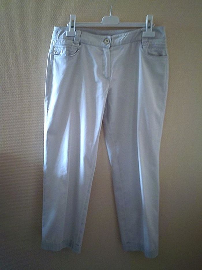 Pantacourt gris taille 38 Camaïeu
