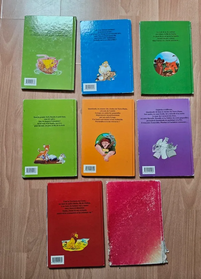 Lot 8 livres club du livre mickey disney - photo numéro 2