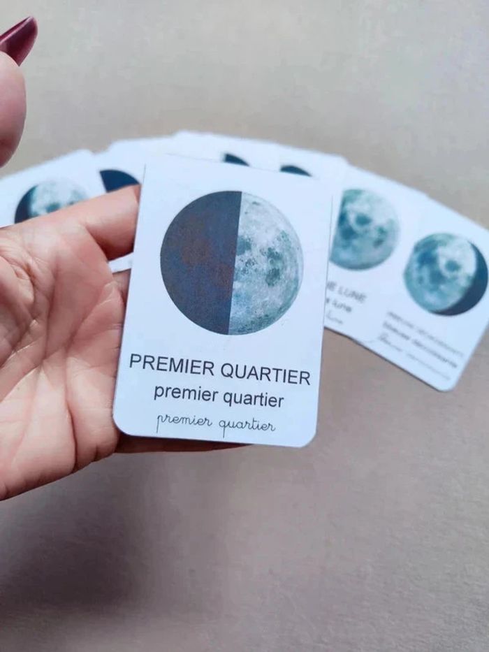Cartes de nomenclature des phases de la lune - photo numéro 5