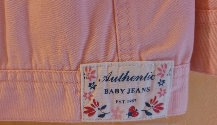 Belle veste en jean bébé fille - photo numéro 6