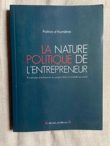 Livre la Nature politique de l’entrepreneur