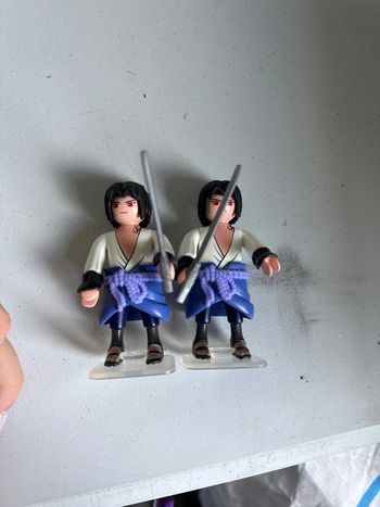 Lot deux Playmobil sasuke