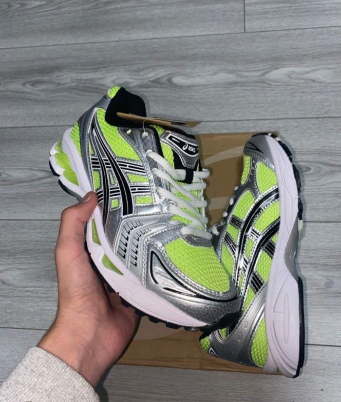 Basket asics kayano 14 vert fluo 38