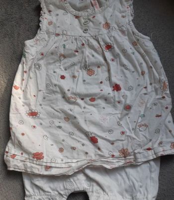 Robe short 6 mois