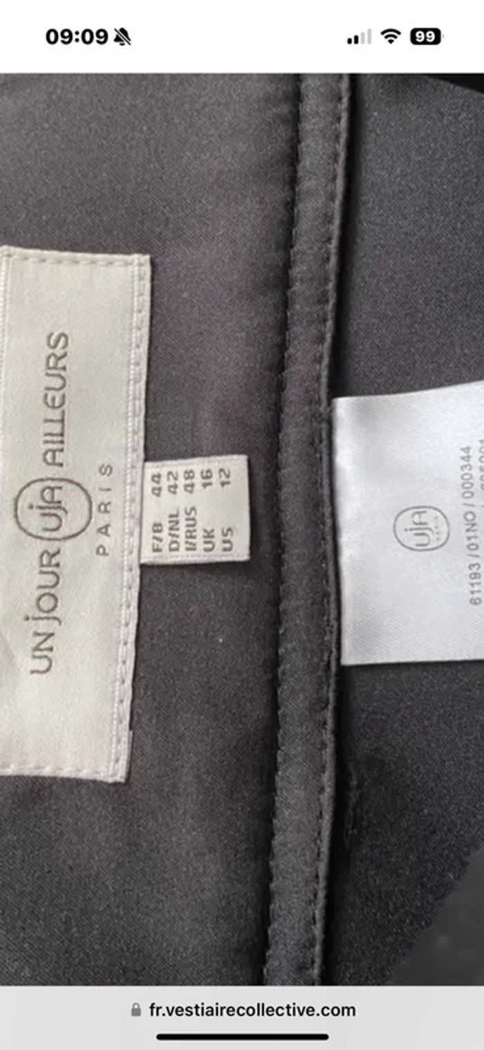 Magnifique pantalon noir habillé taille 44 un jour ailleurs - photo numéro 2