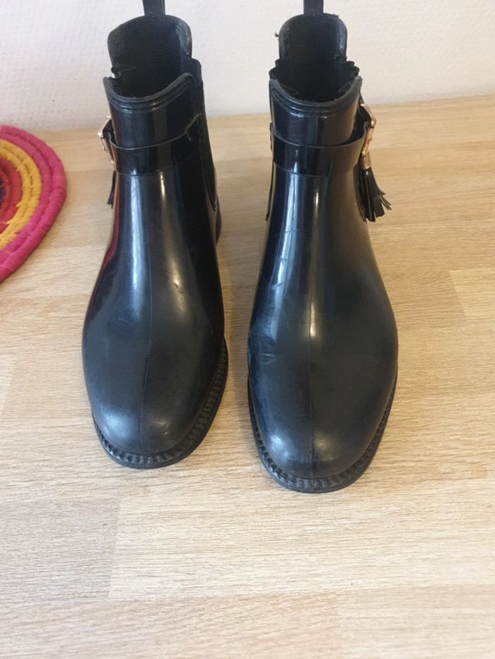 Bottines en Caoutchouc noires - photo numéro 5