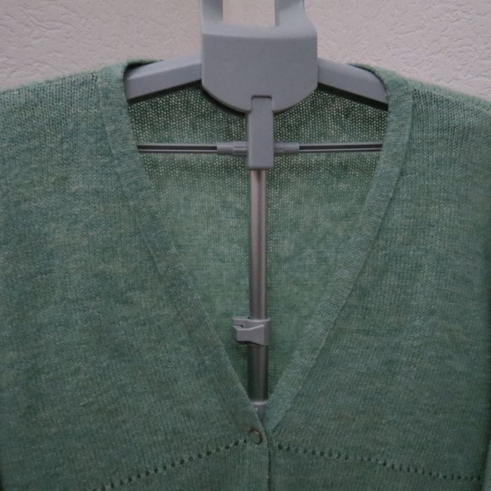 💚 Cardigan vert sauge KIABI – Taille L – Maille ajourée – Parfait état ! 💚 - photo numéro 4