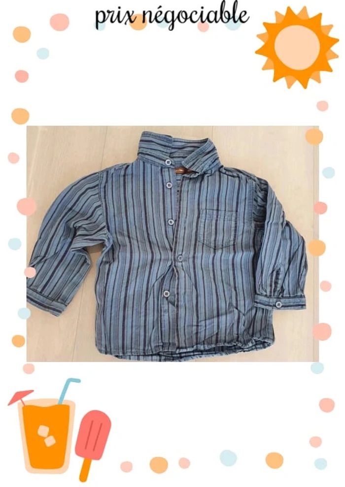 🌈 Chemise "Bout'Chou" 18 mois 🌈