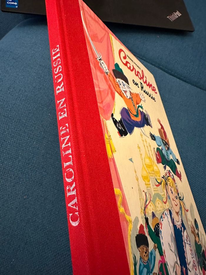 Livre rare Caroline en Russie reliure rouge collector album Hachette Pierre Probst - photo numéro 2