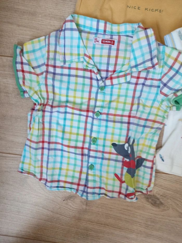 Lot 8 t shirt 12 mois - photo numéro 6