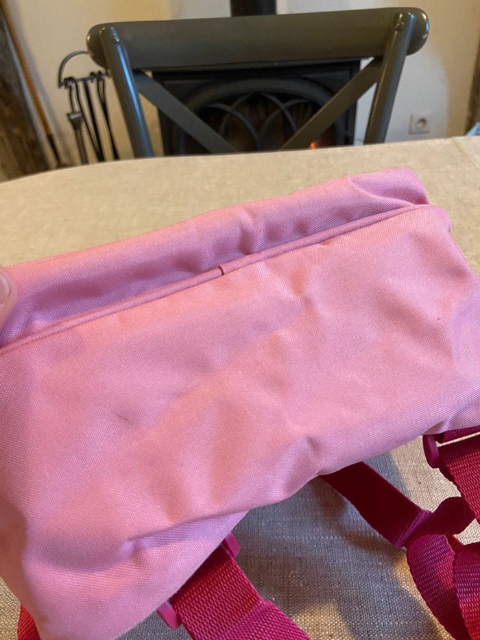 Sac à dos petite fille rayé rose Le Petit Marcel - photo numéro 9