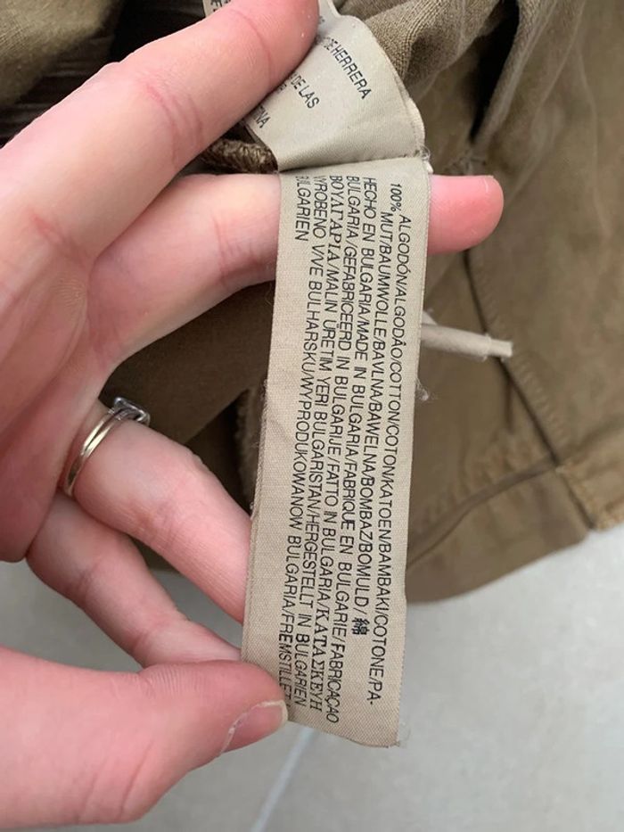 vetements d'exterieur sans marque marron et kaki taille M - photo numéro 6