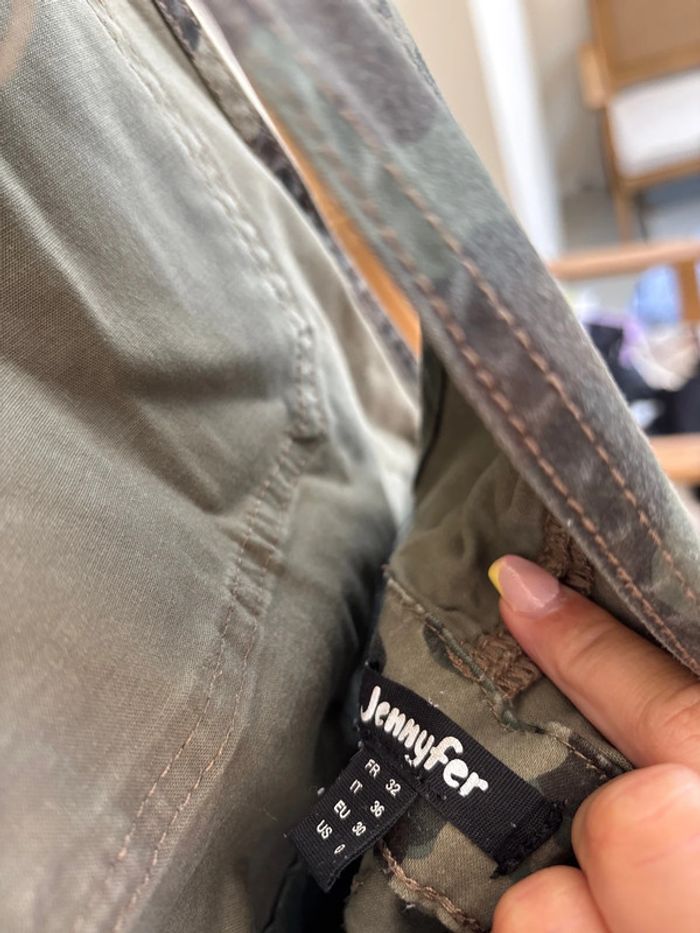 Salopette short treillis militaire - photo numéro 8